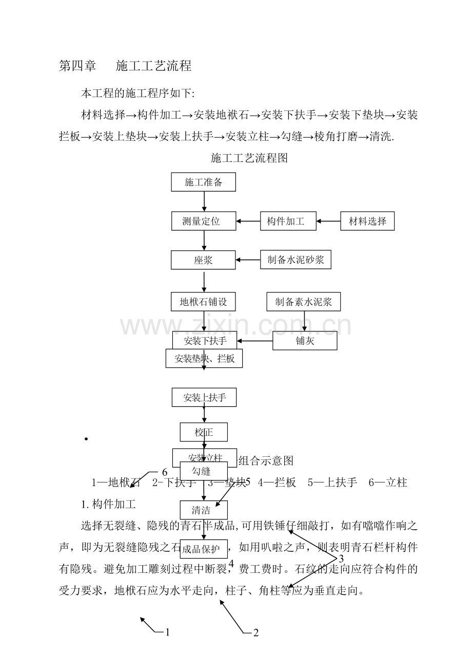 石栏杆现场雕刻及安装施工做法.doc_第3页