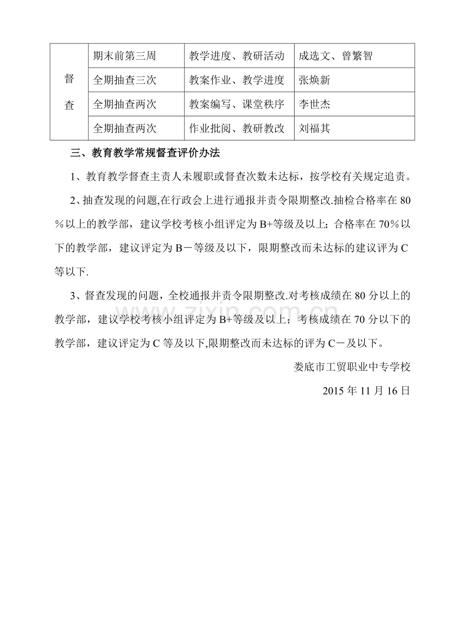 教学常规督查方案.doc_第2页