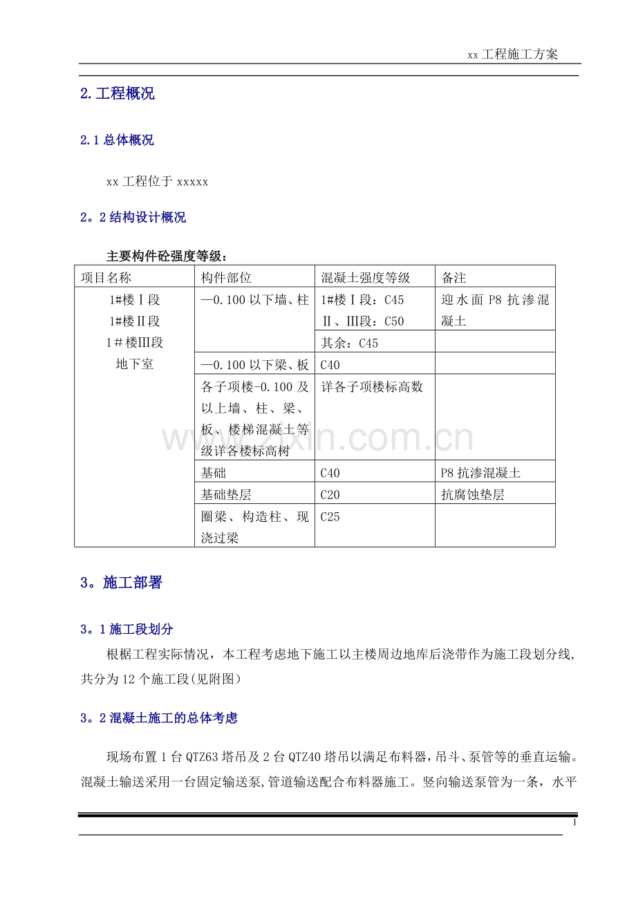 人防地下室混凝土工程专项施工方案(完整)doc.doc_第2页