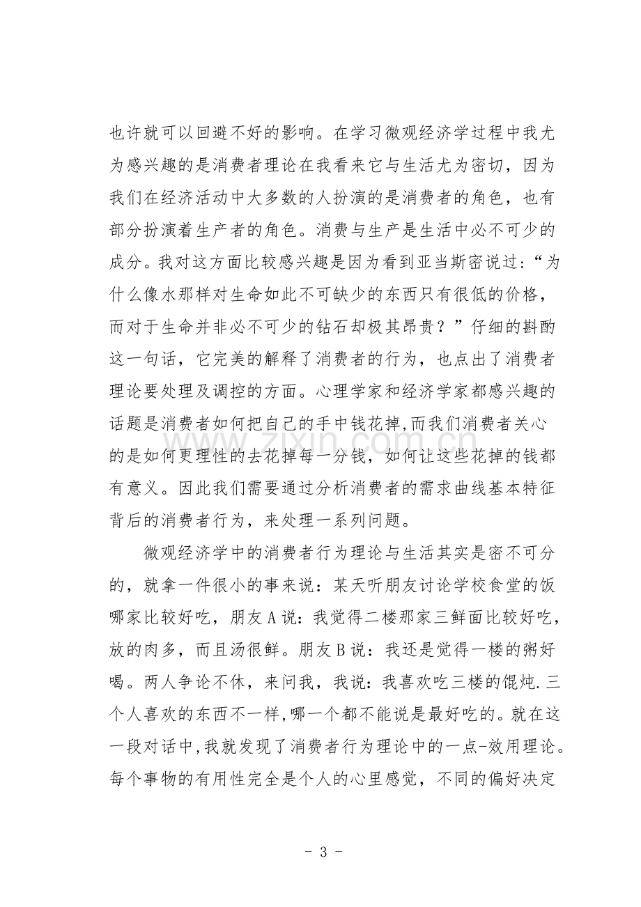 从微观经济学的消费者行为理论看我们的生活.doc_第3页