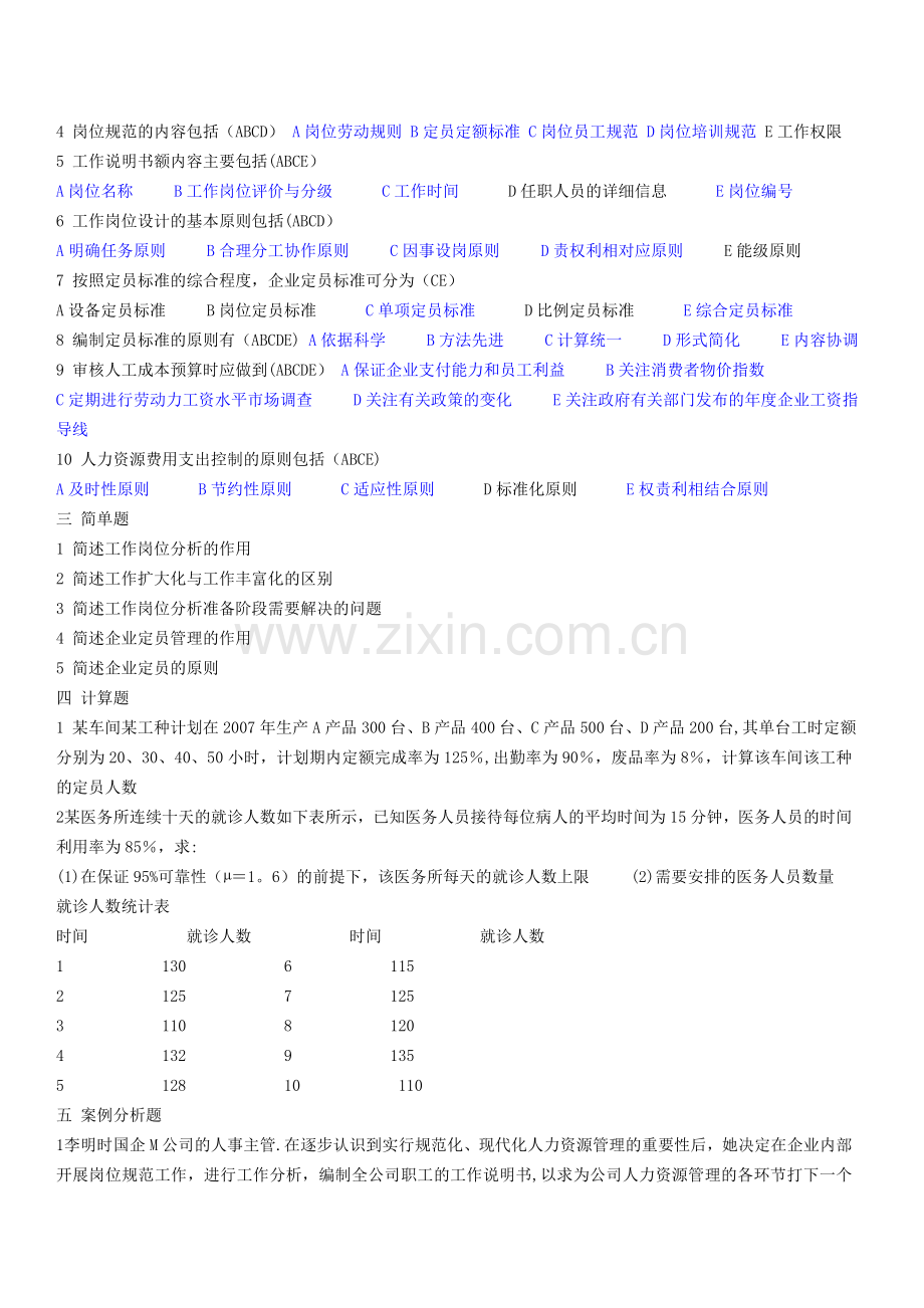 人力资源管理师考试指南题目(三级).doc_第2页