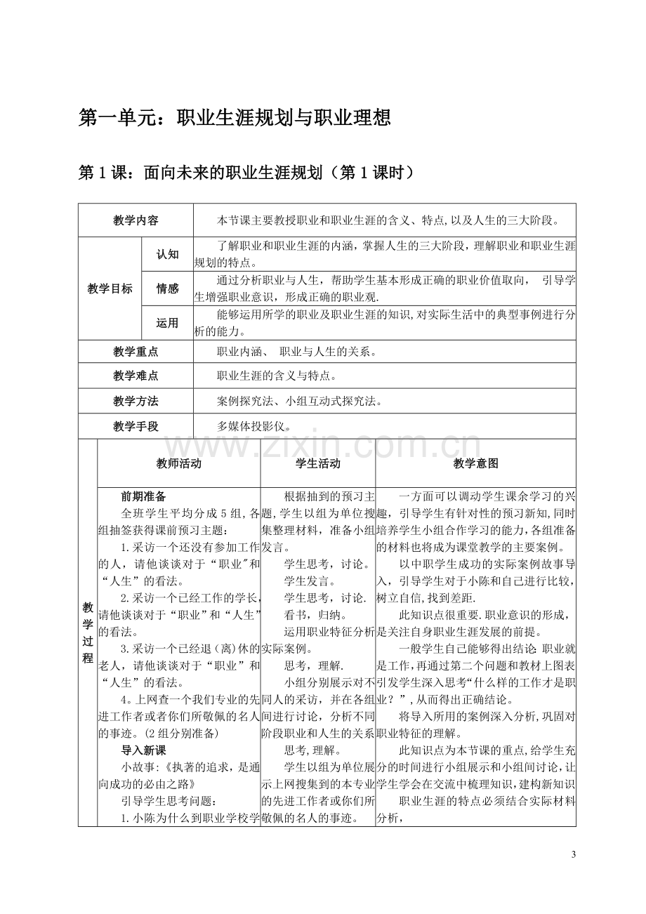 职业生涯规划电子教案(全).doc_第3页