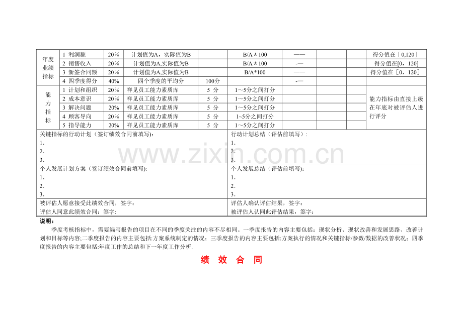 沈飞物流部门绩效合同.doc_第2页