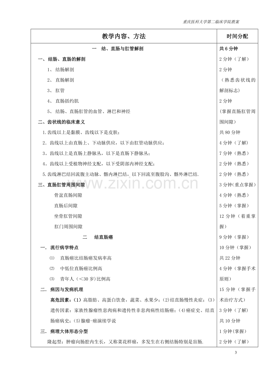 结直肠肛门疾病疾病教案.doc_第3页