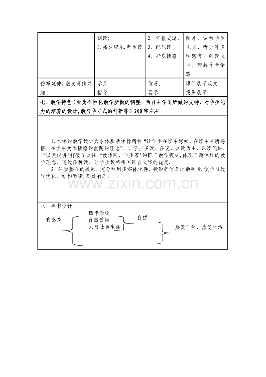 五年级小学语文信息化教学设计模板.doc_第3页