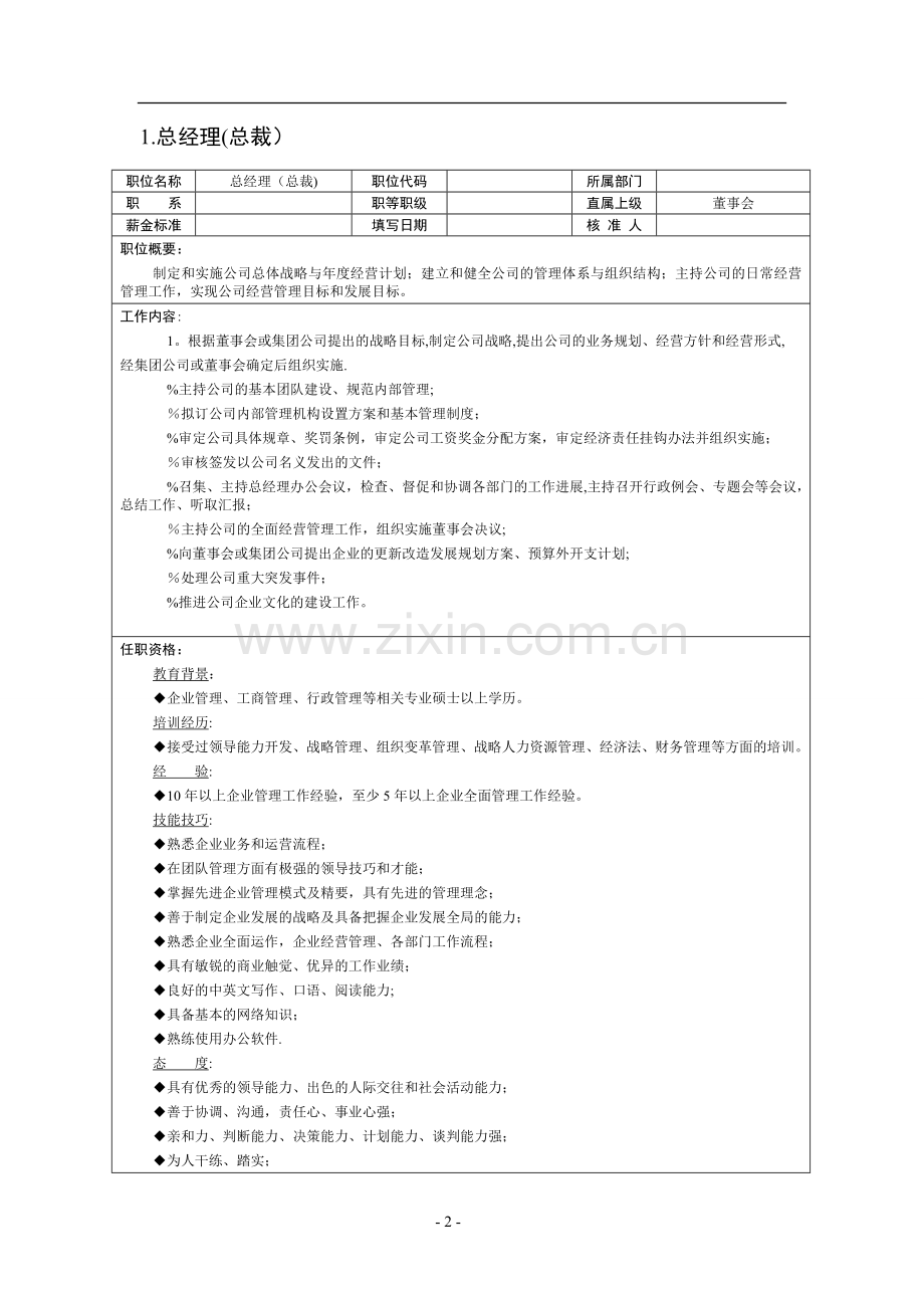 职位说明书模板大全.doc_第3页