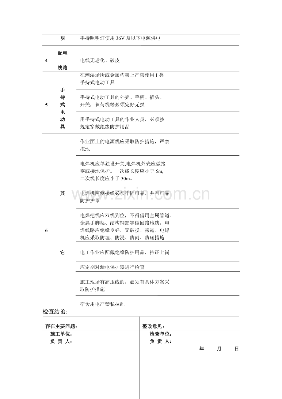 临电安全检查表.doc_第2页