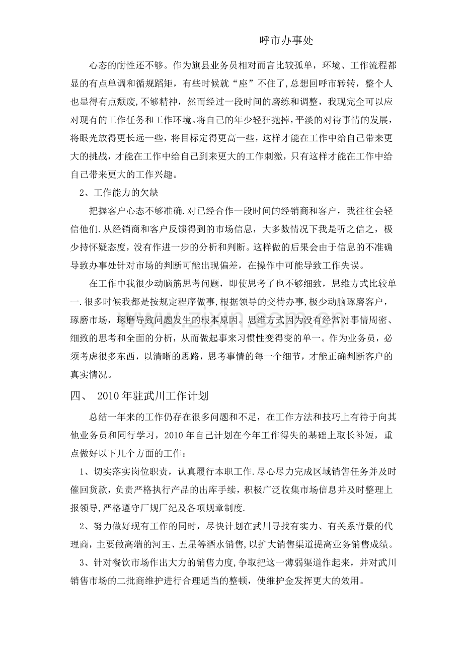 白酒业务员工作总结.doc_第3页