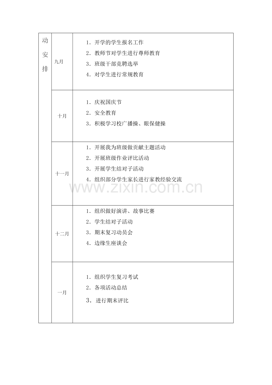 班主任工作计划表格.doc_第3页