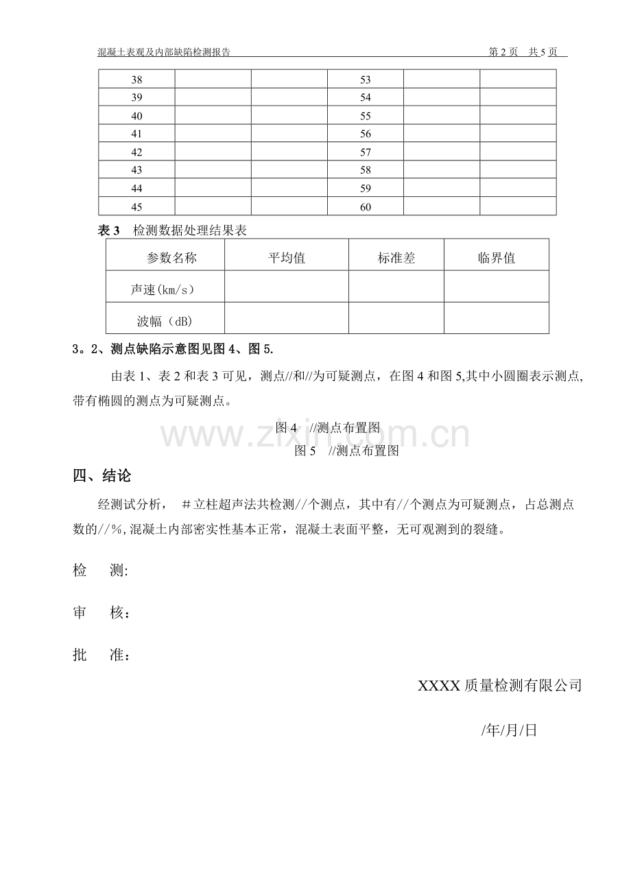 混凝土表观及内部缺陷检测报告模块.doc_第3页