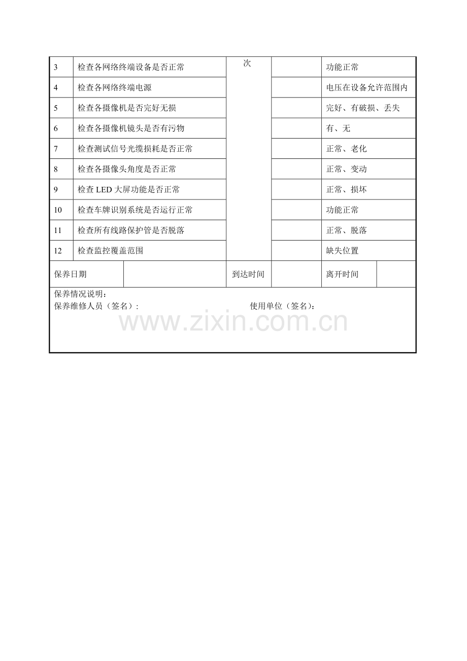 监控维保记录表.doc_第2页