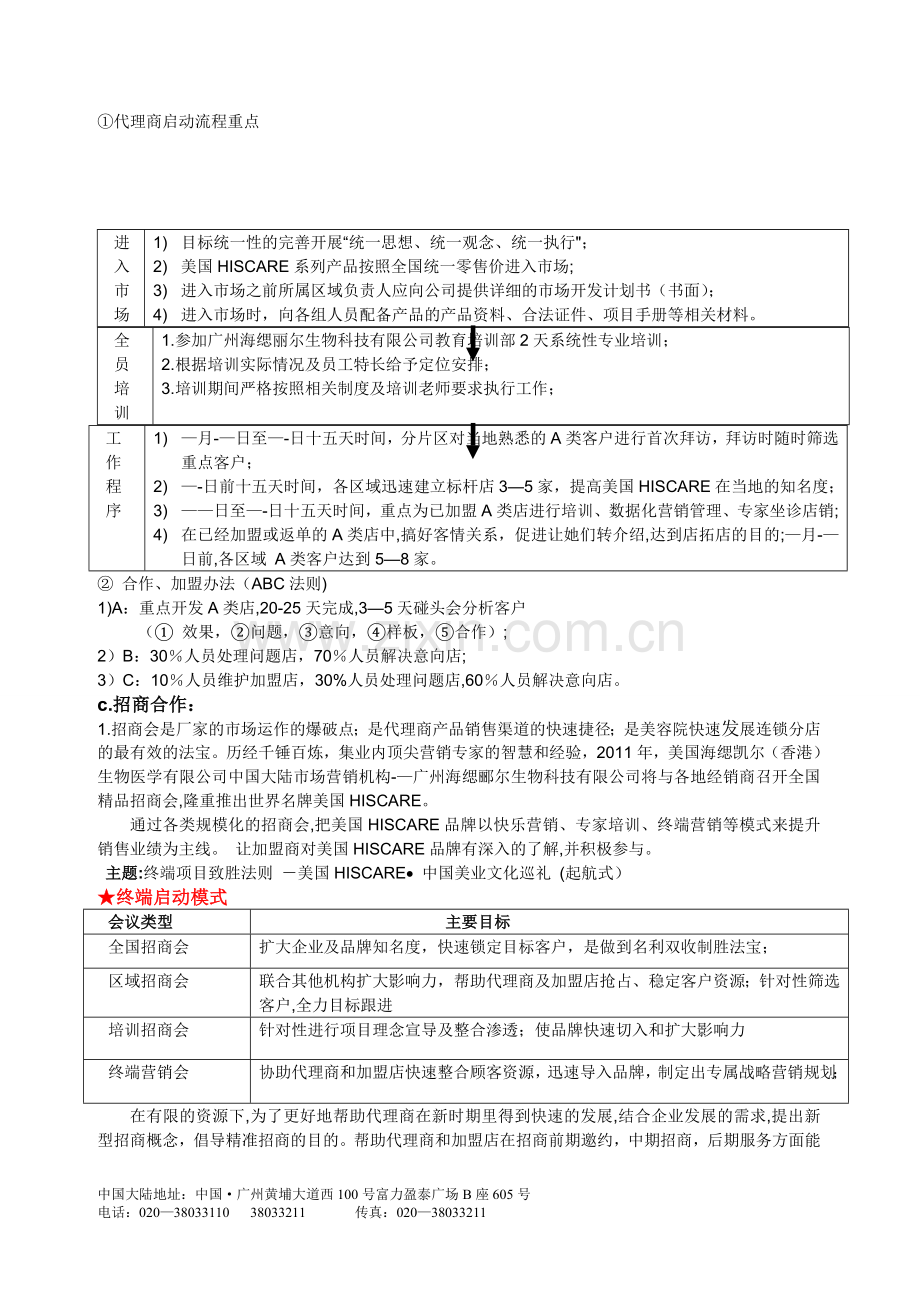 美国海缌凯尔品牌市场操作流程.doc_第3页