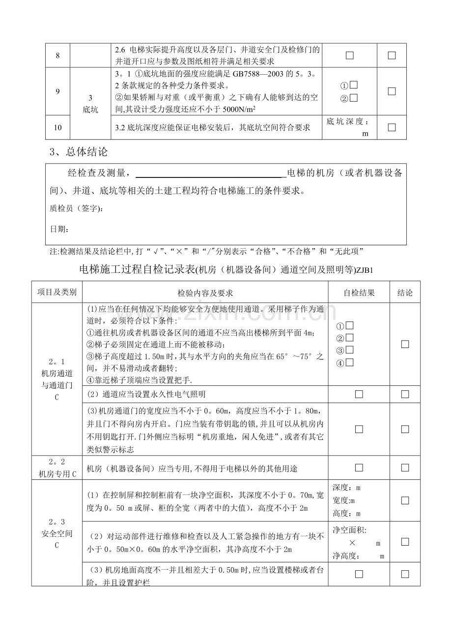 曳引电梯施工过程记录.doc_第2页