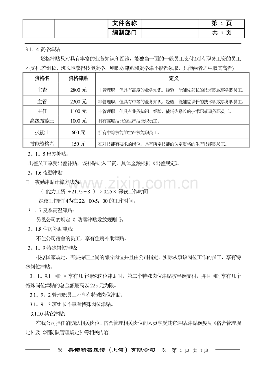 知名500强外企薪酬管理制度.doc_第2页