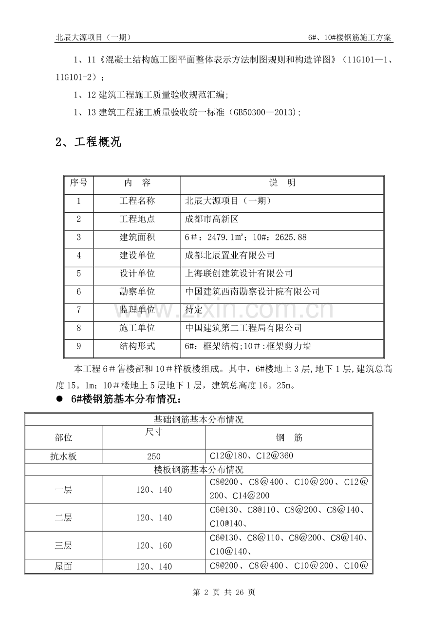 中建二局钢筋工程施工方案.doc_第2页