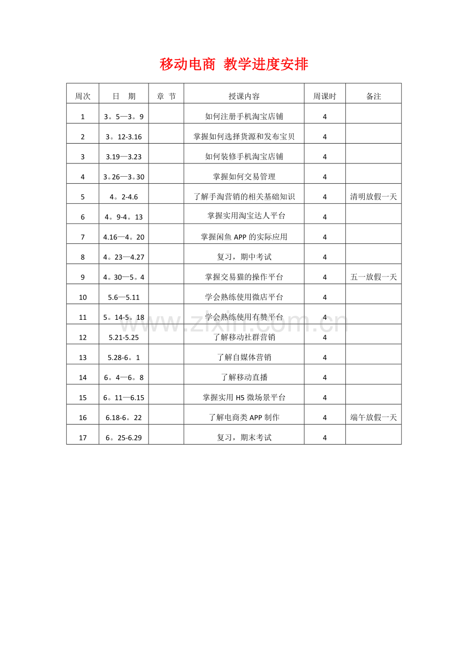 移动电商-教学计划.doc_第3页