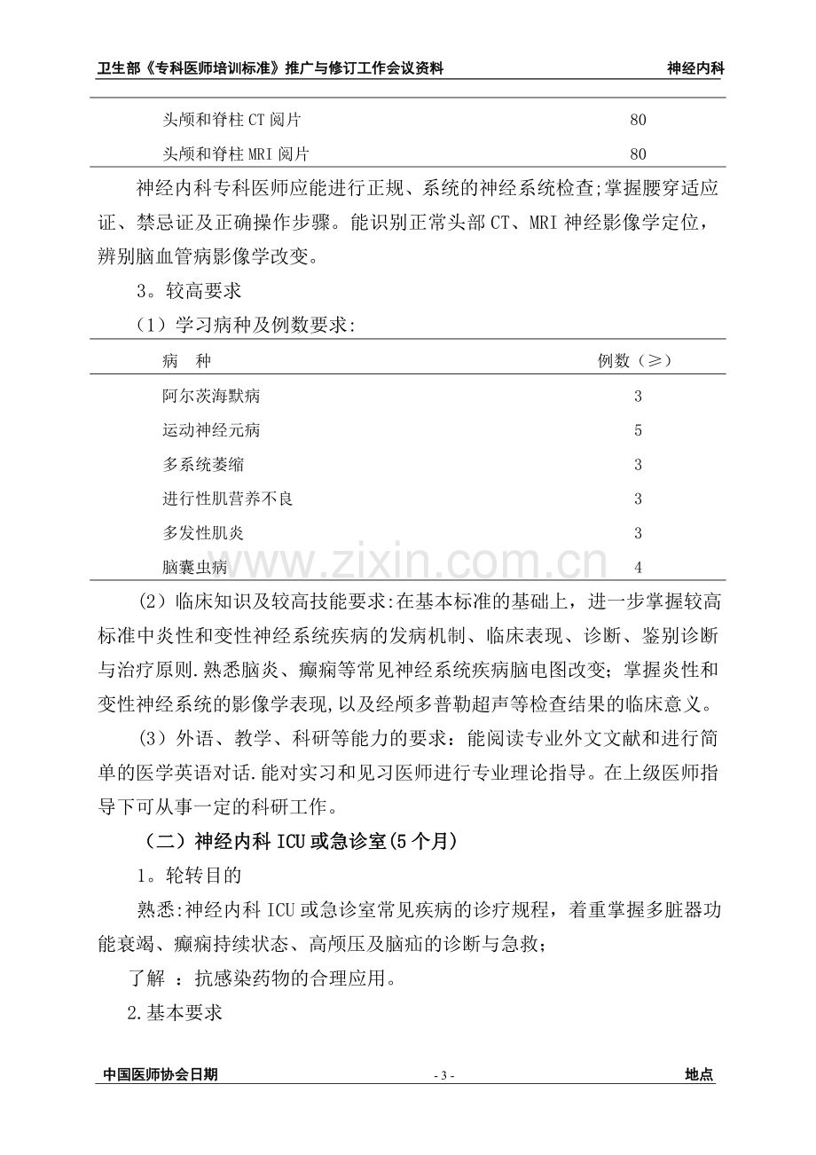 神经内科医师培训细则.doc_第3页