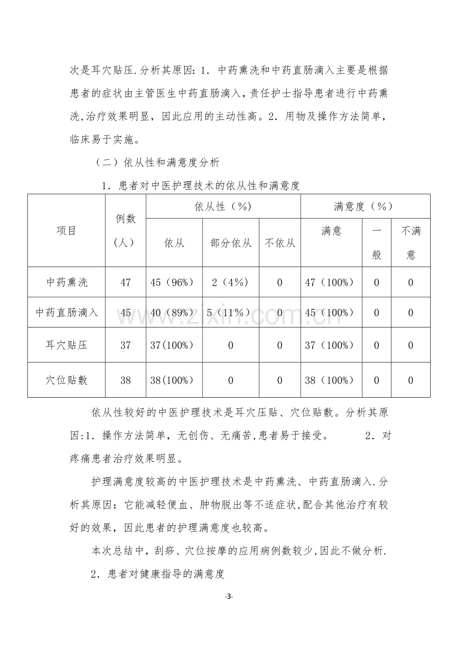 混合痔中医护理方案护理效果总结分析.doc_第3页