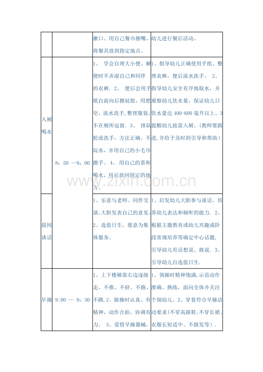 幼儿园一日生活流程.doc_第2页