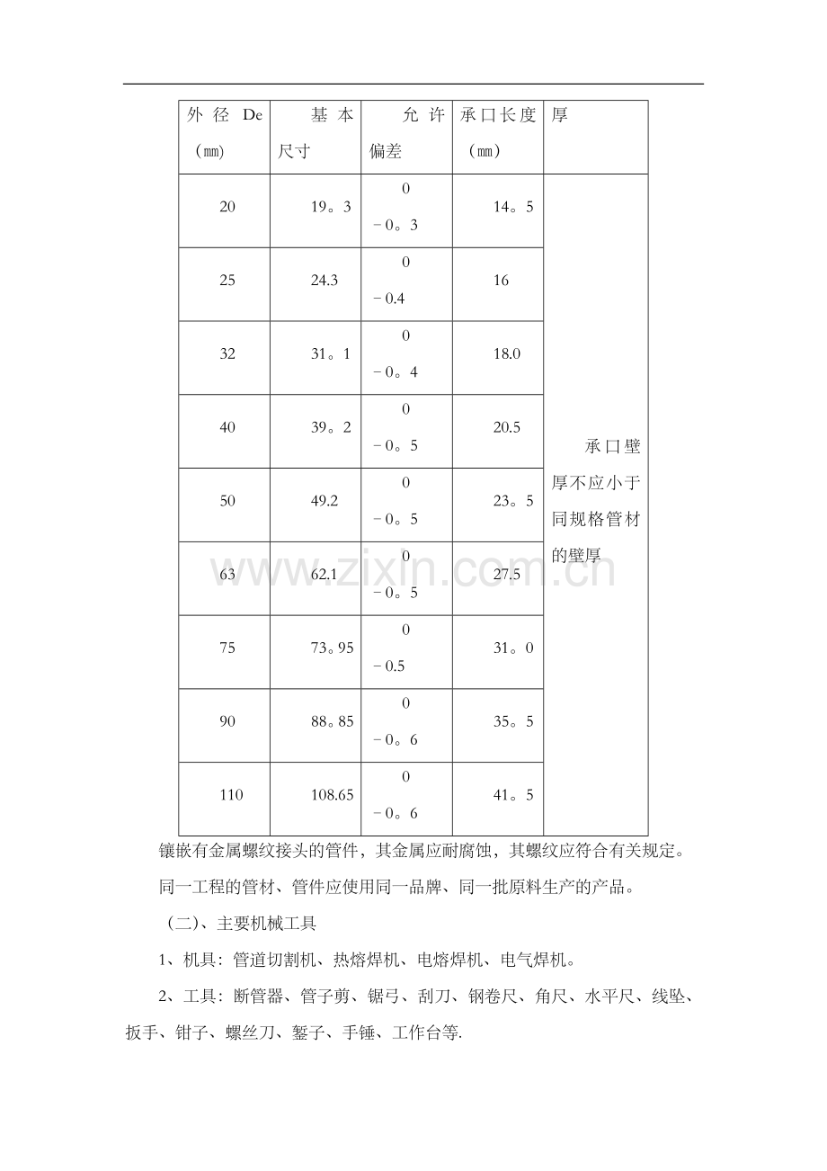 建筑给排水施工技术交底记录全套.doc_第3页