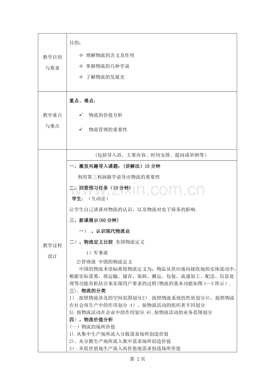 电子商务物流与供应链管理教案.docx_第3页