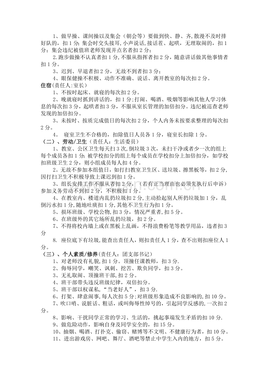 班级学生管理量化考核细则.doc_第2页