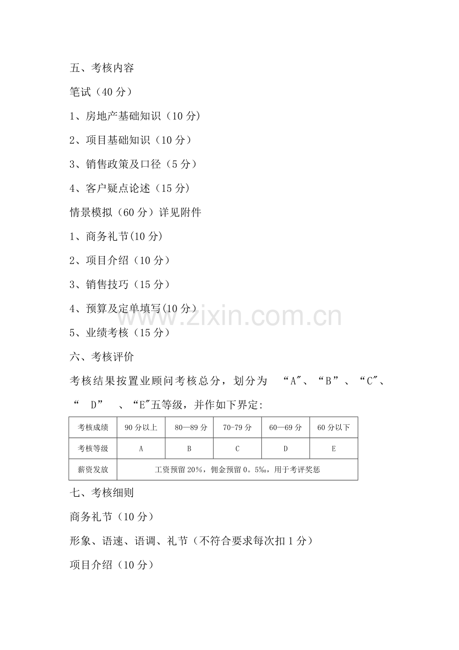 置业顾问考核办法.doc_第2页