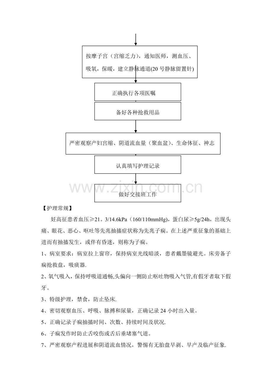 妇产科危重护理常规、应急预案、工作流程.docx_第2页