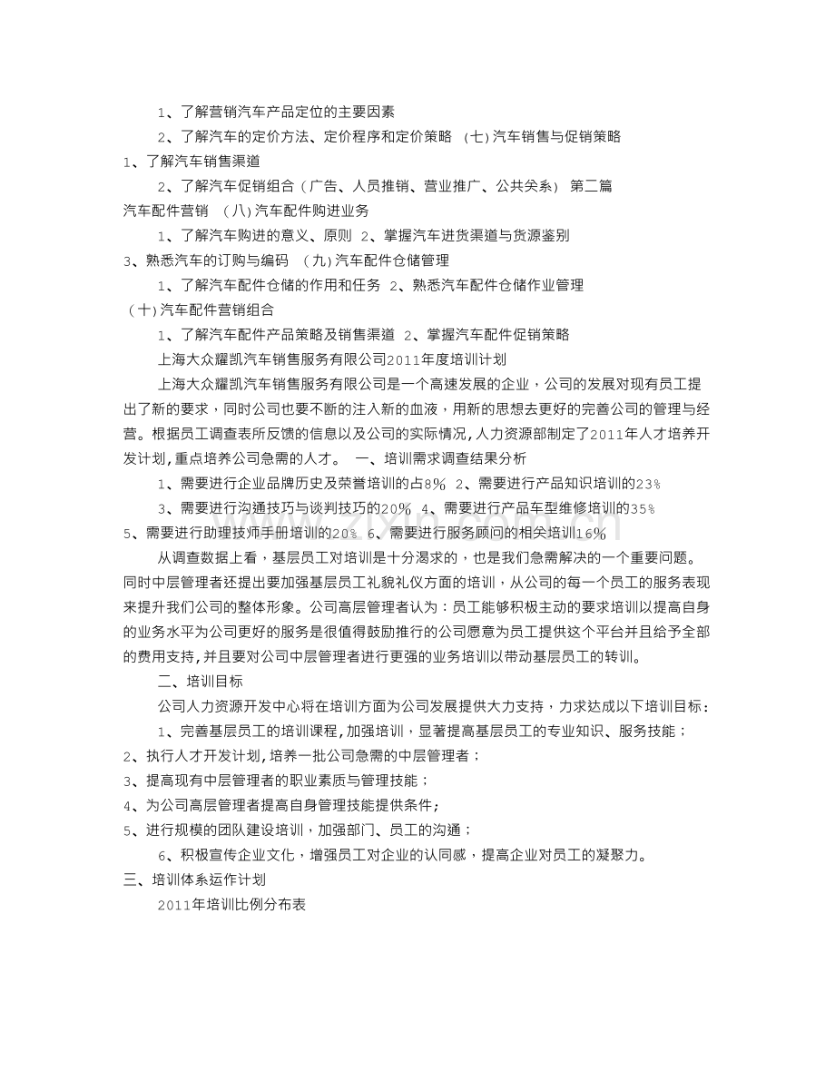 汽车销售学习计划.doc_第2页