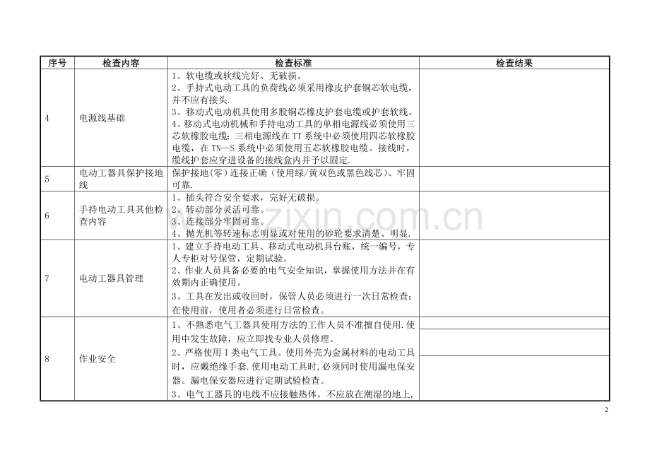 电动工器具检查表.doc_第2页