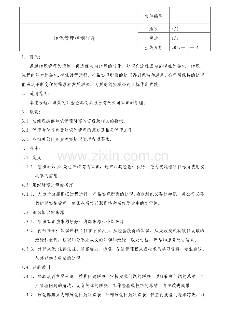 知识管理控制程序.doc_第1页