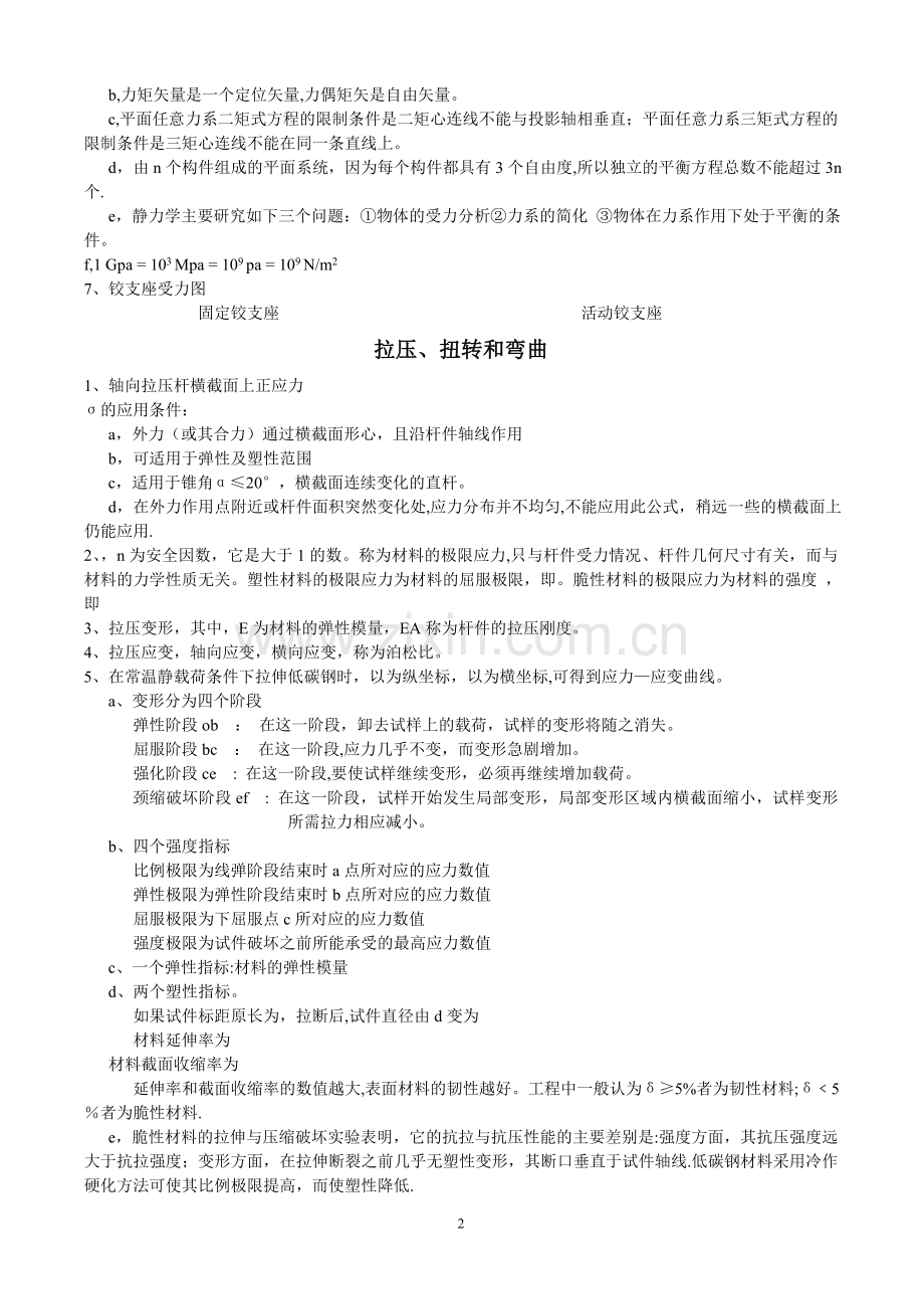 工程力学知识点.doc_第2页