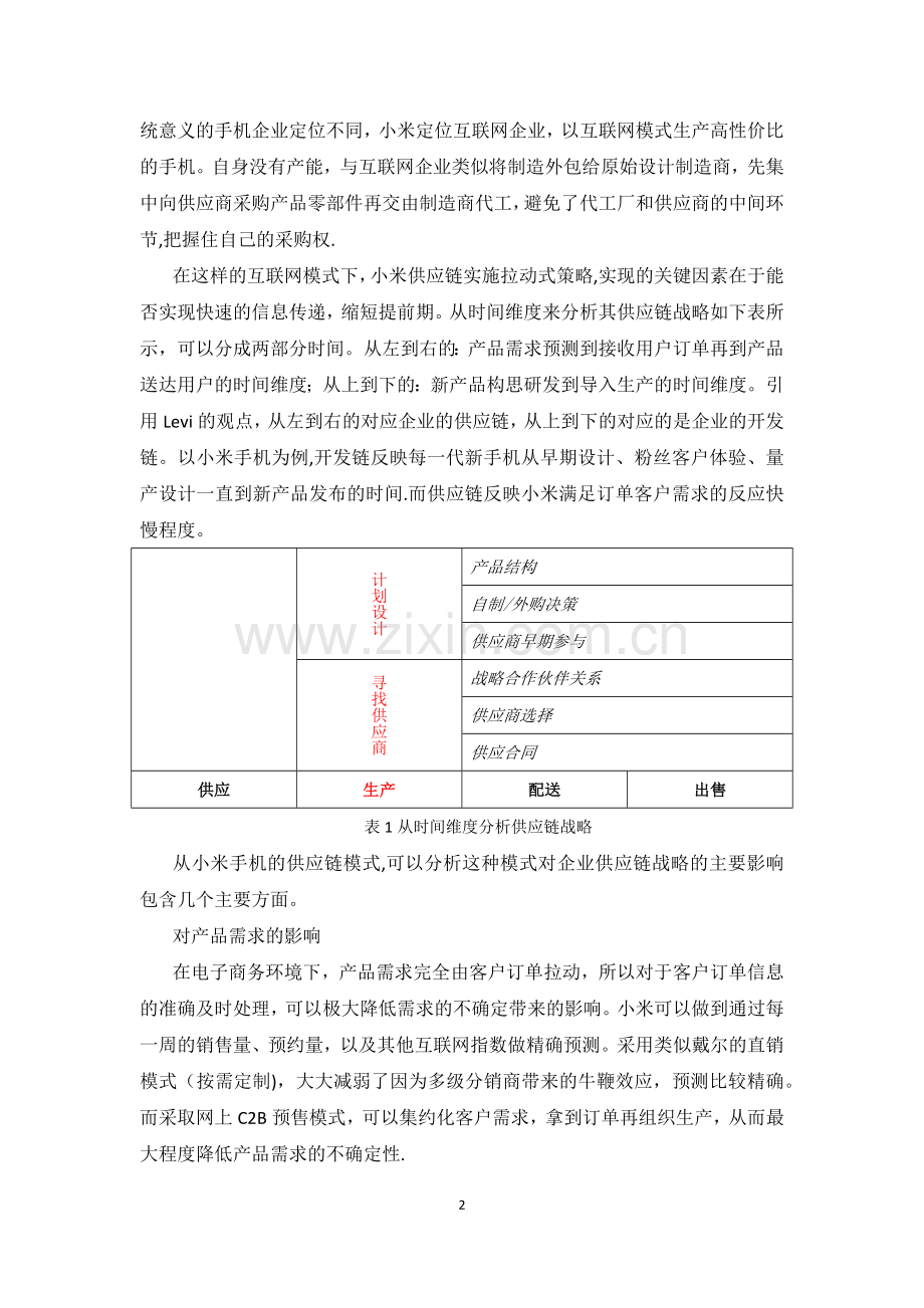 小米科技公司的供应链管理策略分析.doc_第2页