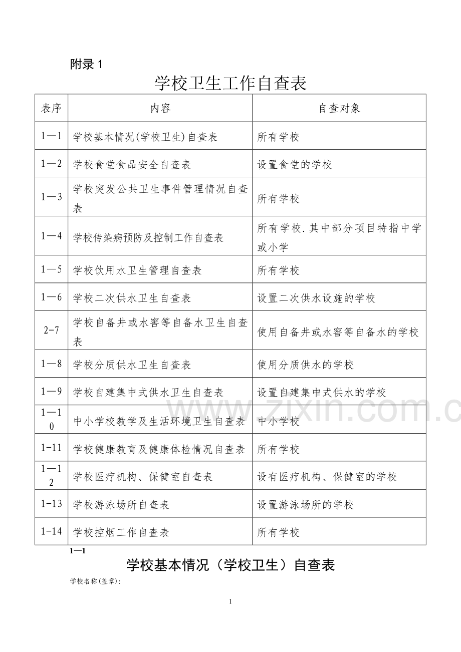 学校(幼儿园)卫生管理工作台账(一).doc_第3页