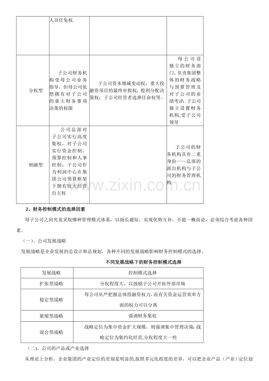 母公司对子公司财务控制方案.doc_第3页