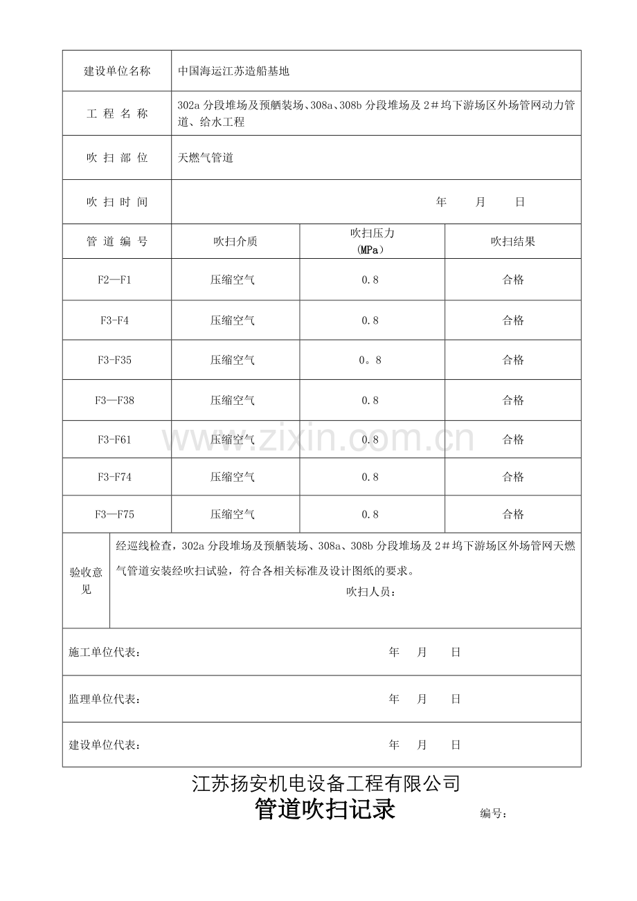 管道吹扫记录表.doc_第3页