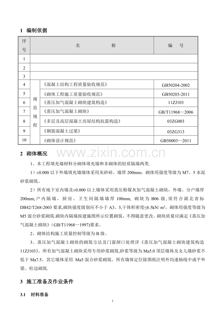 砌体施工方案模板.doc_第2页