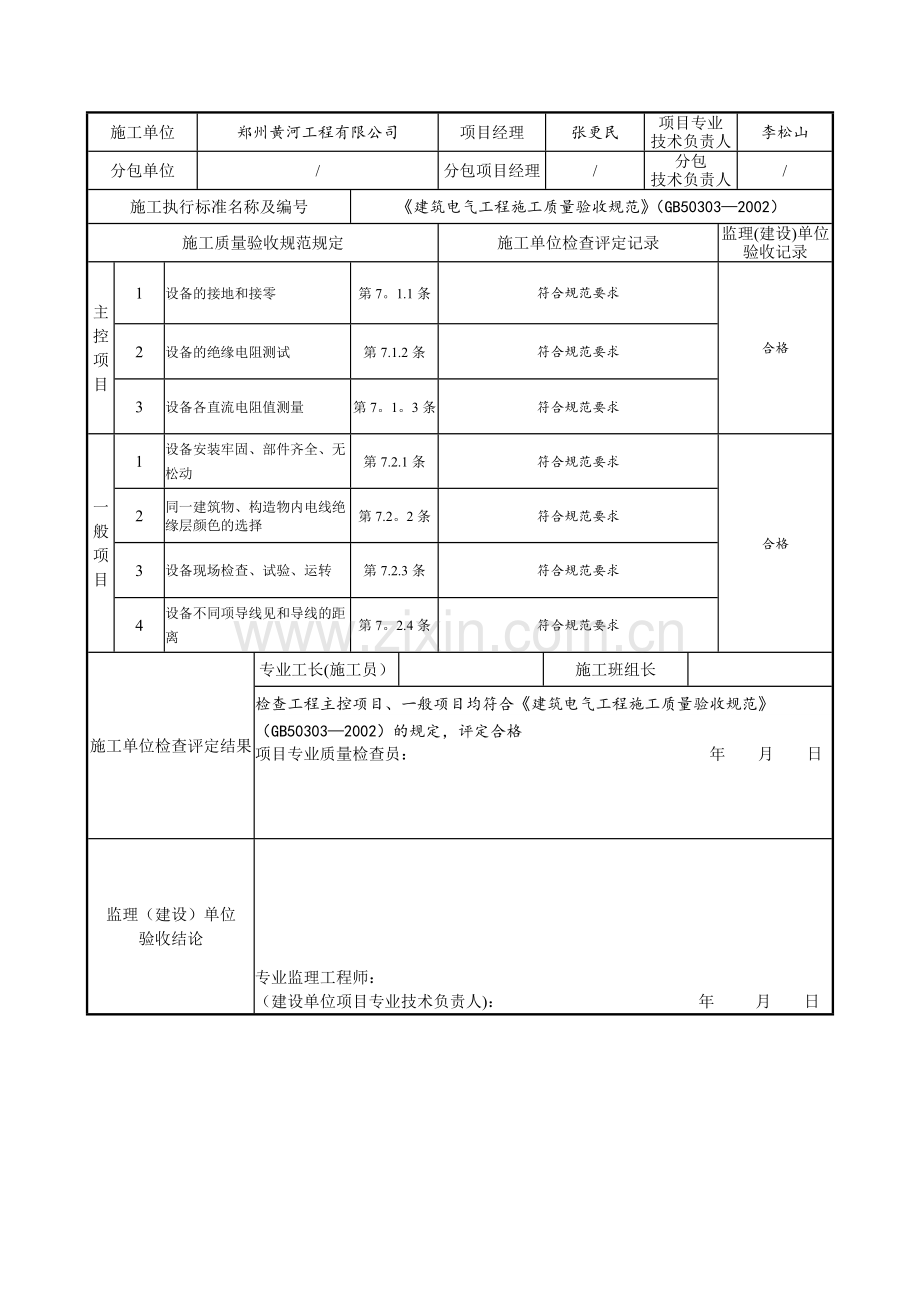 视频监控系统分项工程检验批质量验收记录表.doc_第2页