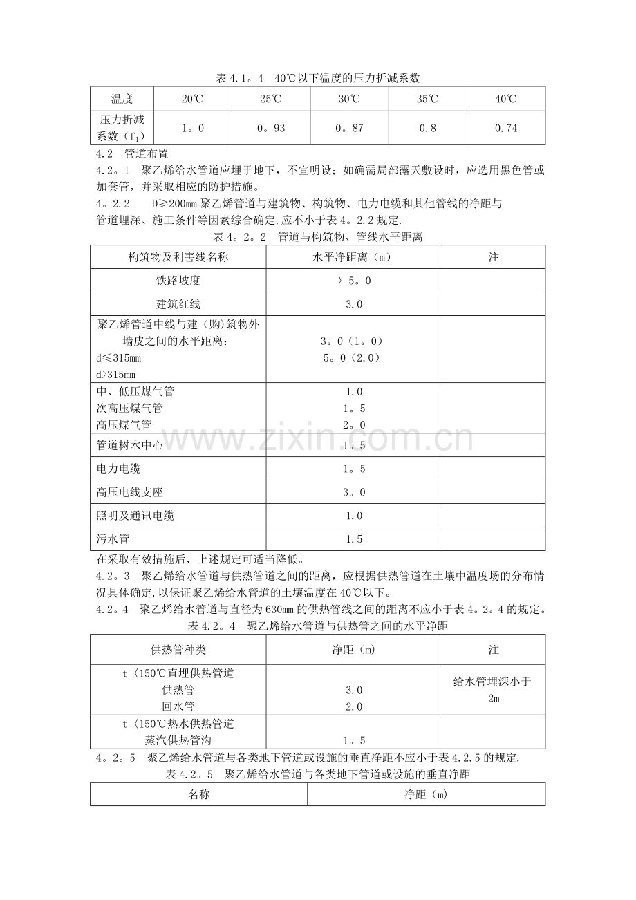 室外埋地聚乙烯(PE)给水管道工程技术规程.doc_第3页