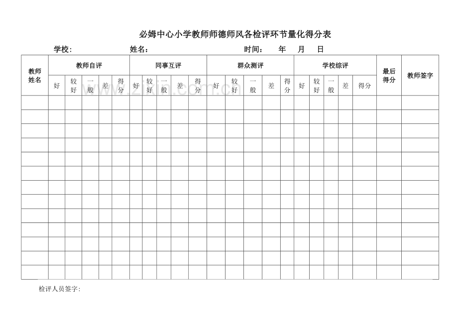 玉山县必姆中心小学师德师风建设目标责任书.doc_第3页