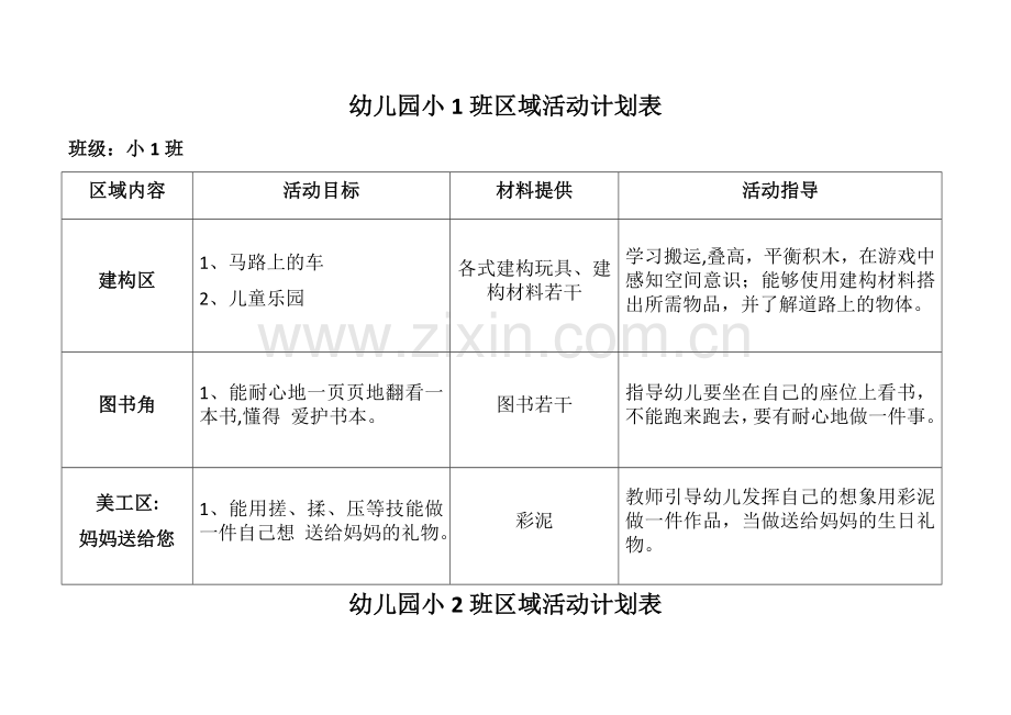 幼儿园大班区域活动计划表.doc_第3页