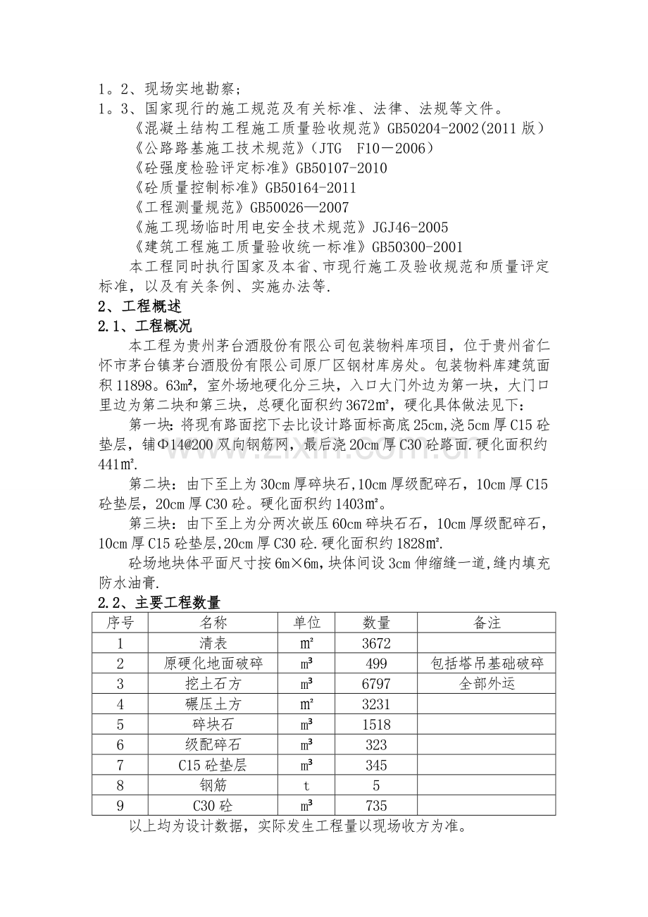 室外场地硬化施工方案.doc_第2页