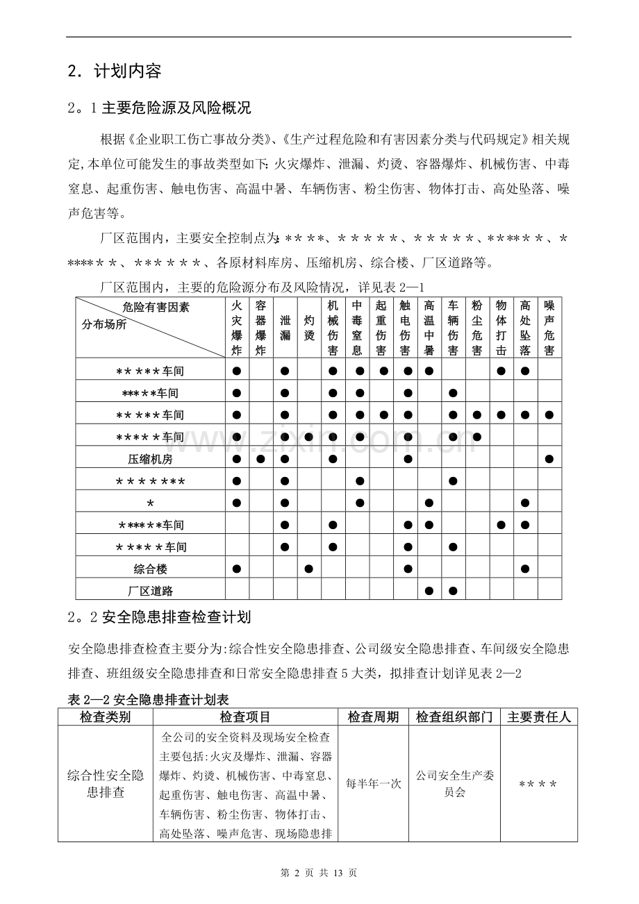 安全隐患排查计划.doc_第2页