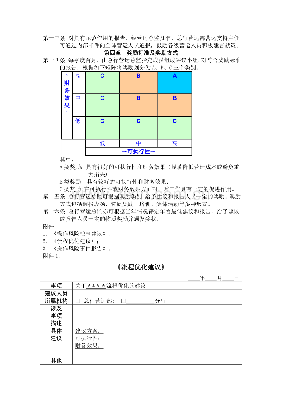 营运部操作风险控制及流程优化奖励办法.doc_第2页