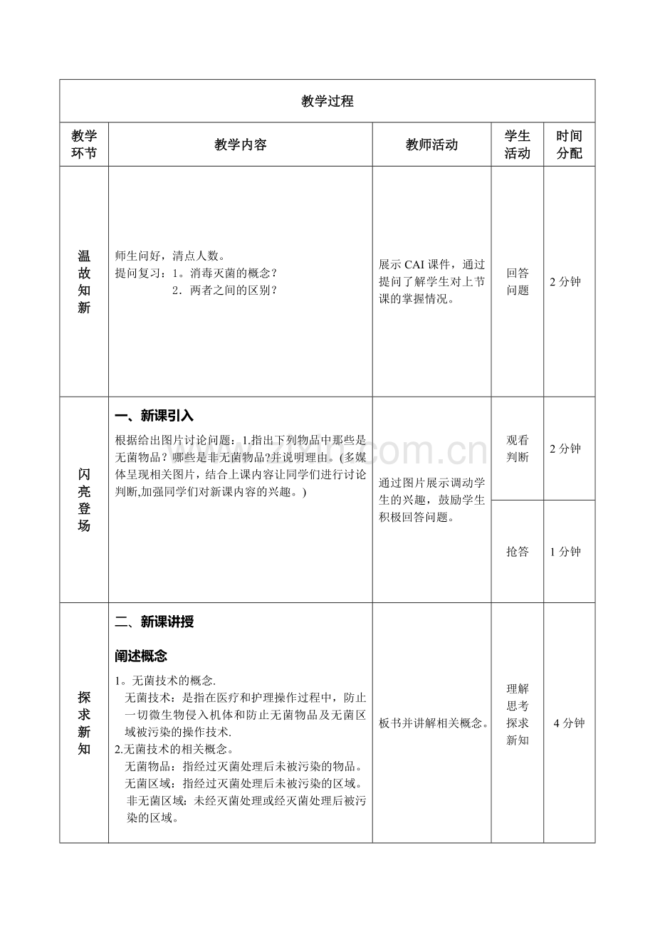 无菌技术教案.doc_第2页