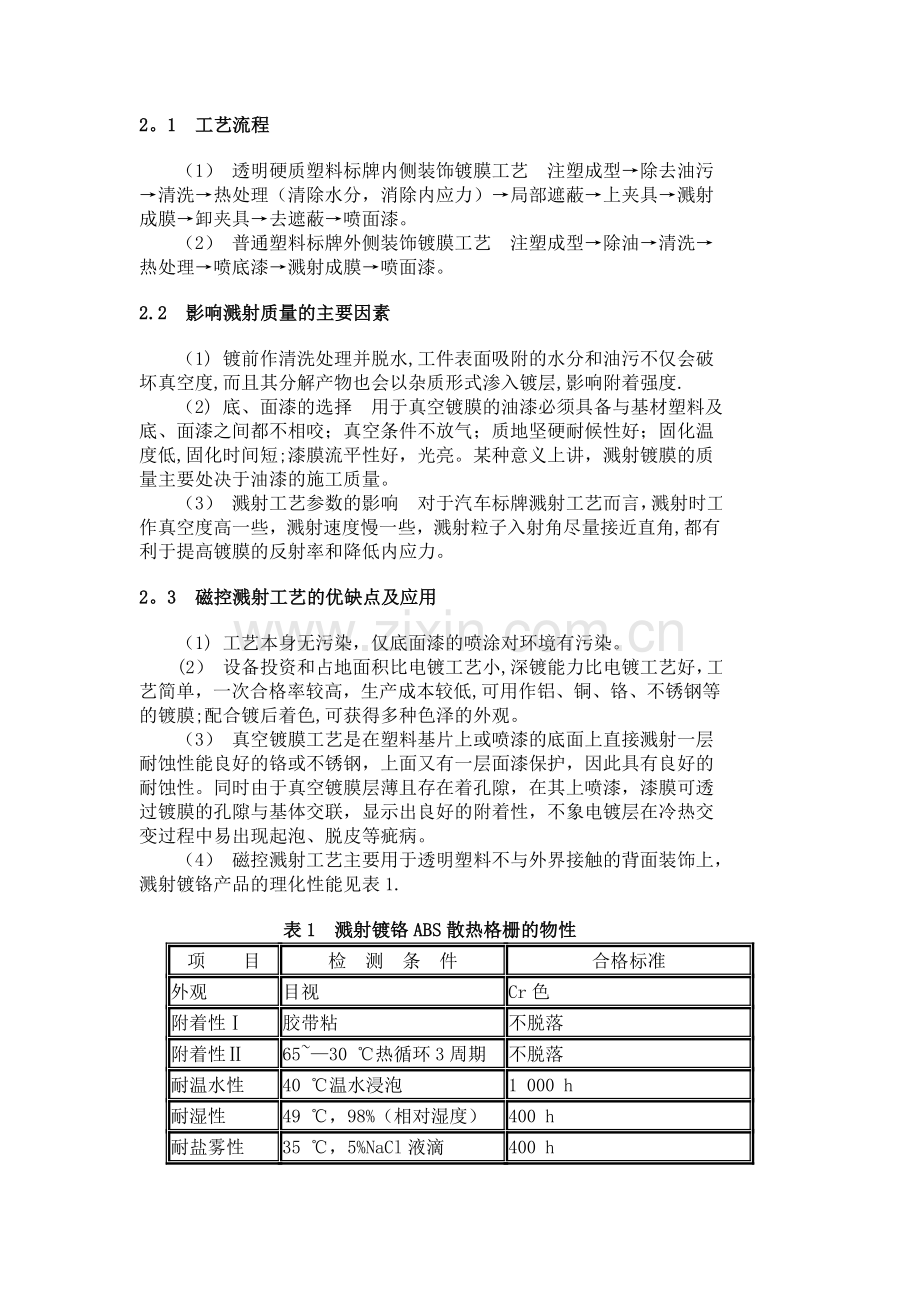 汽车塑料标牌的表面处理工艺.doc_第2页