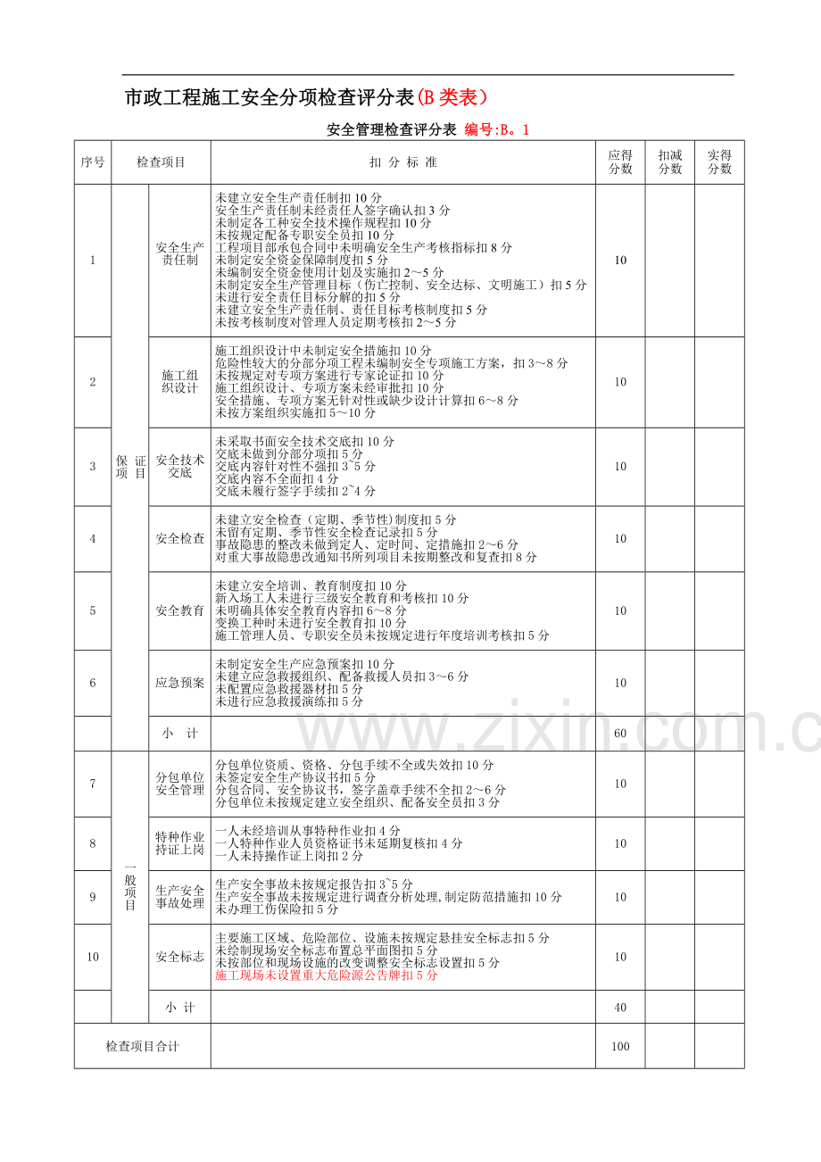 市政工程施工安全检查标准(修).doc_第2页