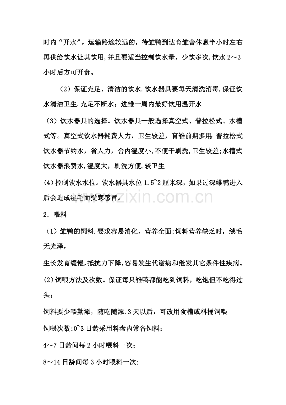 樱桃谷父母代种鸭的精细管理.doc_第2页