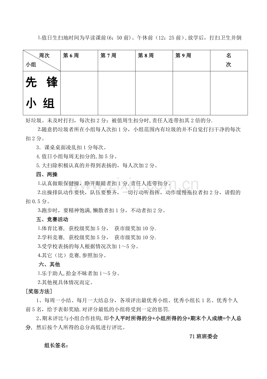 班级小组合作量化考核细则.doc_第2页