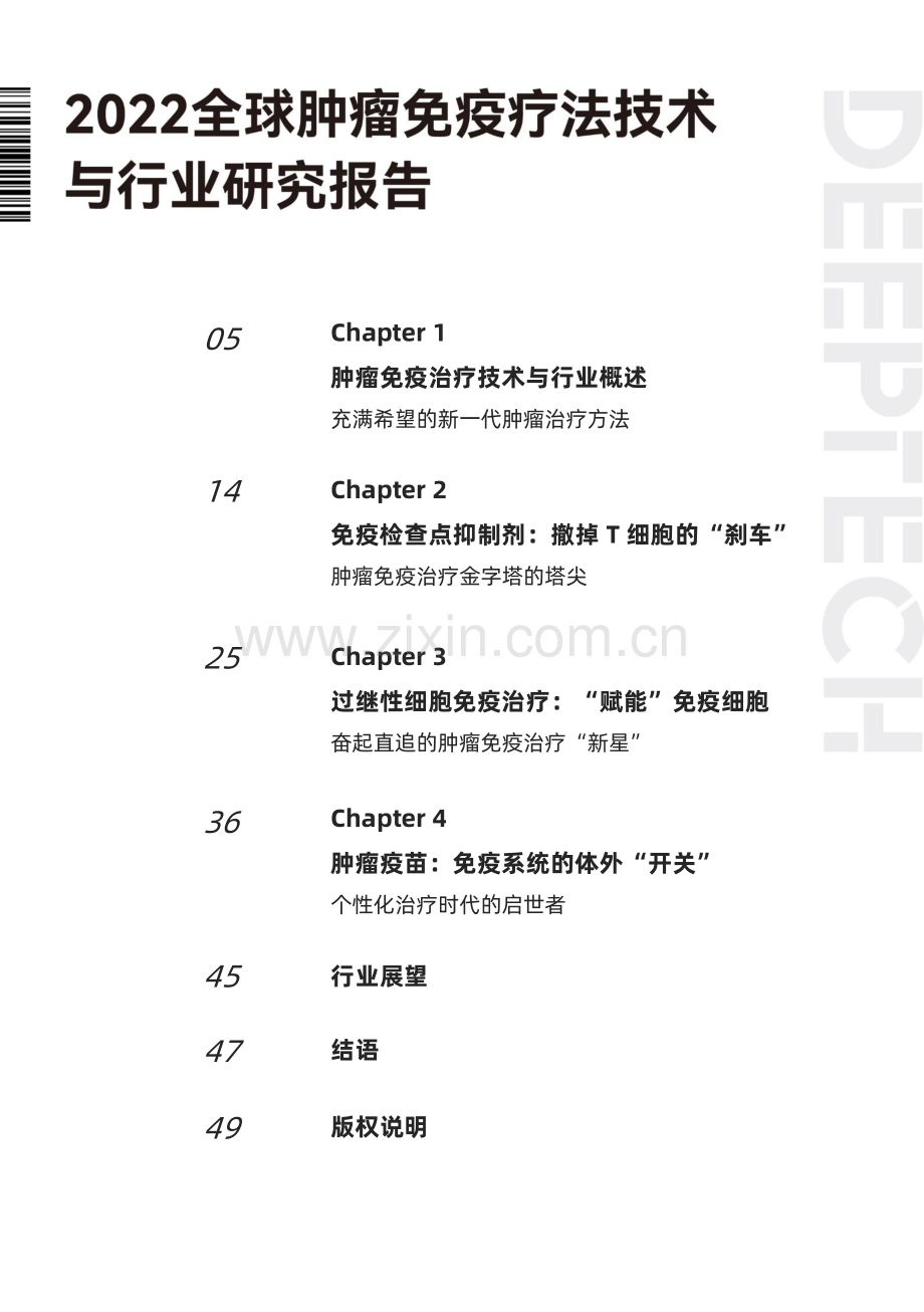 肿瘤免疫治疗技术与行业研究报告.pdf_第2页